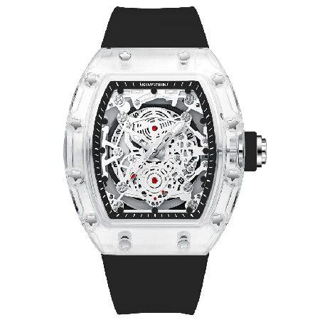 並行輸入品】 KIMSDUN - スケルトンスポーツウォッチ 防水 アナログ
