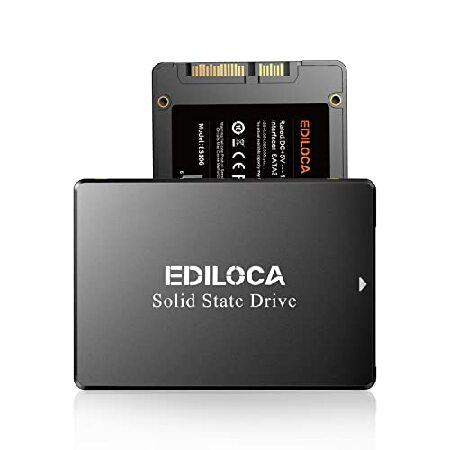 EDILOCA (エディロカ) ES106 512GB SSD SATA III 2.5インチ 3D NAND 内蔵ハードドライブ 最高550MB/秒の読み取り速度 デスクトップPCまたはノートパ(並行輸入品) | ブランド登録なし