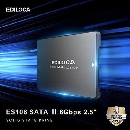 EDILOCA (エディロカ) ES106 512GB SSD SATA III 2.5インチ 3D NAND 内蔵ハードドライブ 最高550MB/秒の読み取り速度 デスクトップPCまたはノートパ(並行輸入品) | ブランド登録なし | 01