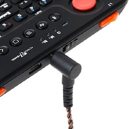 FUNDIAN Bluetooth Keyboard with Jog Mouse and Audio Receiver， Black， Remote Wireless Controller Compatible with Smartphone， Laptop， Tablet， iPad， Nvid with