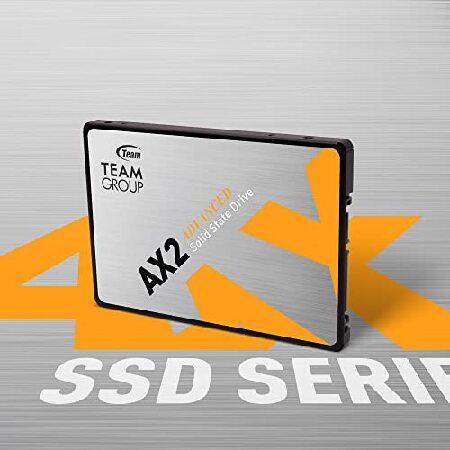【並行輸入品】 TEAMGROUP AX2 2TB 2個パック 3D NAND TLC 2.5インチ SATA III 内蔵ソリッドステートドライブ SSD (読み取り速度 540MB/秒) ノートパソコンとPC