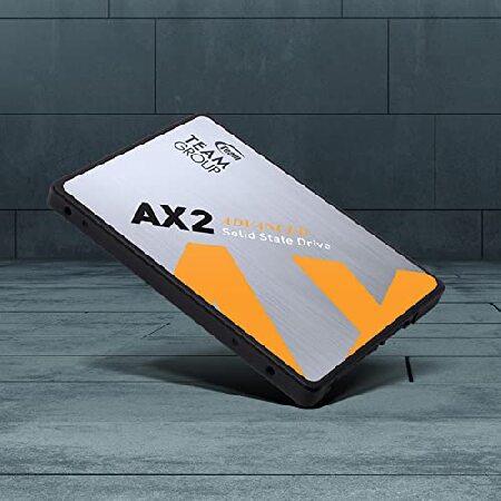 【並行輸入品】 TEAMGROUP AX2 2TB 2個パック 3D NAND TLC 2.5インチ SATA III 内蔵ソリッドステートドライブ SSD (読み取り速度 540MB/秒) ノートパソコンとPC