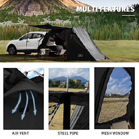 【並行輸入品】 KAMPKEEPER SUV カーテント テールゲートシェード オーニングテント キャンプ用 自動車 キャンプテント アウトドア旅行用 (ブラック)_5