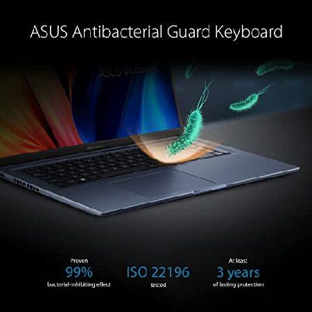 ASUS VivoBook 17X Laptop, 17.3” FHD Display, AMD Ryzen 7 5800H CPU, AMD Radeon Graphics, 8GB RAM, 512GB SSD, Fingerprint Sensor, Windows 11 Home, Qui｜olg｜02