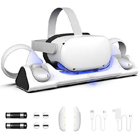 並行輸入品】 ZYBER Meta Quest 2用充電ドック VR 充電スタンド