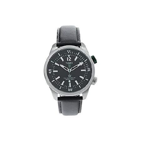 Timex メンズ ウォーターベリー ダイバー 41mm 腕時計 - ブラックダイヤル ステンレススチールケース ブラックレザーストラップ付き, ブラック, One Size, 41mm : b0b7727pkt : オーエルジー - 通販 - Yahoo!ショッピング Timex メンズ ウォーターベリー ダイバー 41mm 腕時計 - ブラックダイヤル ステンレススチールケース ブラックレザーストラップ付き, ブラック, One Size, 41mm : b0b7727pkt : オーエルジー - 通販 - Yahoo!ショッピング