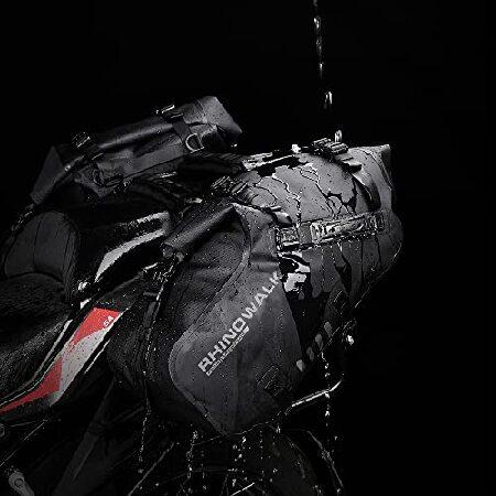 並行輸入品】 Rhinowalk オートバイサドルバッグ 防水 防振モーター