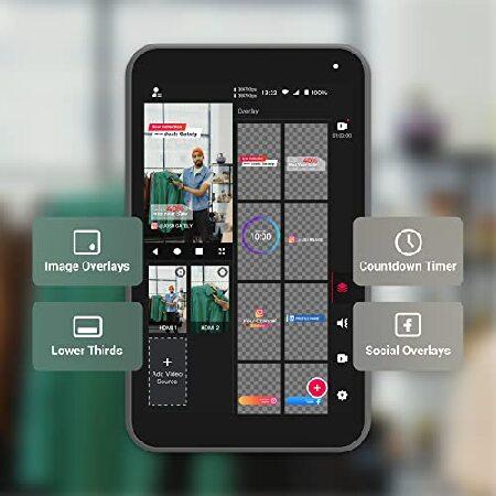 並行輸入品】 YoloLiv Instream, 究極のオールインワン縦型ライブ動画