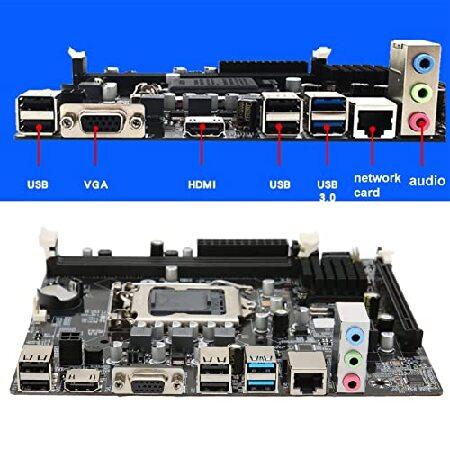 1155 DDR3 Computer Motherboard Mainboard, for Intel Gaming Motherboard with 3 SATA2.0/1 SATA3.0, Dual Channels DDR3 RAM, 4PIN/24PIN Power Connecto 【約】