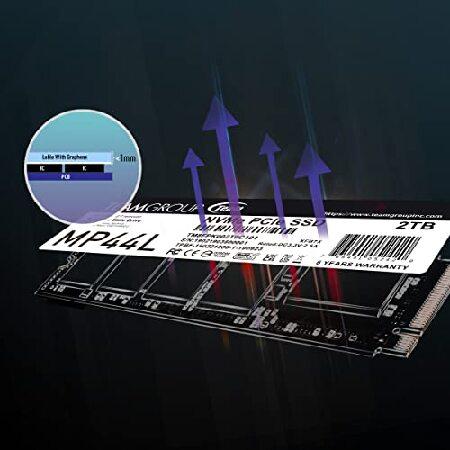 並行輸入品】 TEAMGROUP MP44L 1TB SLCキャッシュ NVMe 1.4 PCIe Gen