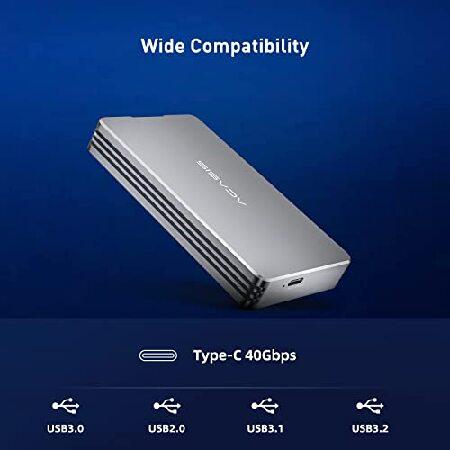 【並行輸入品】 ACASIS 40Gbps NVMeエンクロージャー M.2エンクロージャー USB 4/3.2/3.1/3.0/2.0対応 SSDエンクロージャ対応 サイズ2280M＆B+M-Key_5