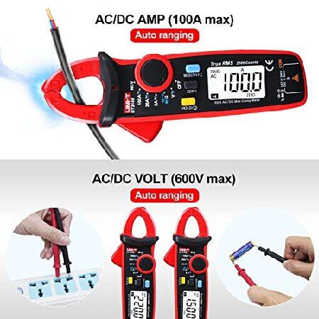 【並行輸入品】 UNI-T UNI T UT210e Mini Digital Clamp Meter ＆ Phillips Screwdriver， HVAC Tool AC DC Amp Clamp Meter Multimeter Tester Voltmeter_3