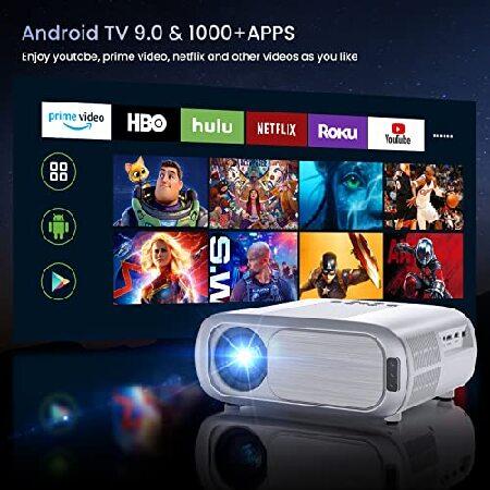 ふるさと割ふるさと割 HOMPOW 4K Support Android TV 9.0 Projector