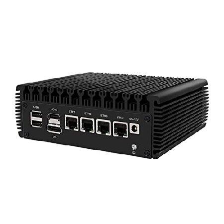 【美品】 Micro Firewall Appliance， Mini PC， VPN， Router PC， インテル N5105， HUNSN RJ03l， AES-NI， 4 x インテル 2.5GbE I226-V LAN， Type-C， TF， M.2 Wi(並行輸入品) 【OC7534257218】(27060円)