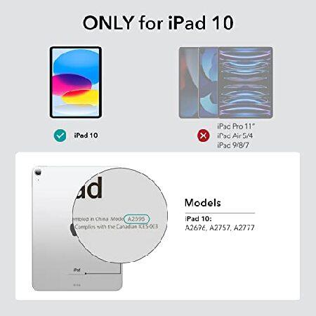 【並行輸入品】 ESR リバウンド 磁気キーボードケース iPadキーボードケース iPad 10 (2022) 対応 簡単セットフローティングカンチレバースタンド_1