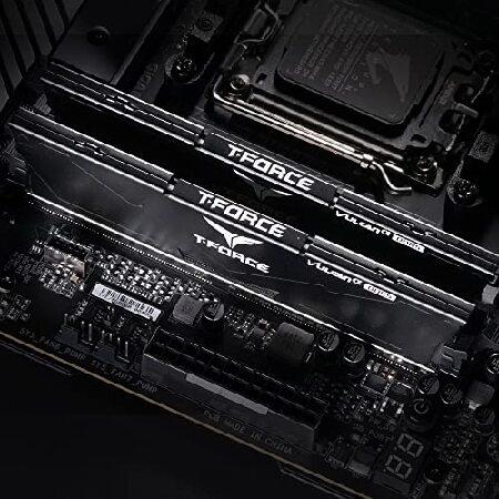 【並行輸入品】 TEAMGROUP T-Force Vulcan Alpha DDR5 Ram 32GB キット (2x16GB) 5600MHz (PC5-44800) CL40 デスクトップメモリモジュール RAM (ブラック) AMD_2