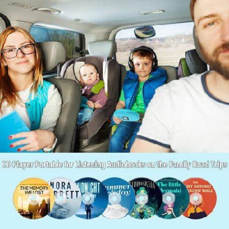 CD Player Portable | Speaker Built-in Rechargeable CD Player By Monodeal | Walkman CD Player for Car and Home, Kids, Anti-Skip CD Player w(並行輸入品)｜olg｜05