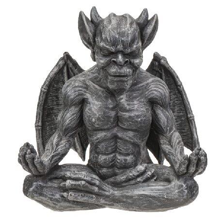 並行輸入品】 Pacific Giftware ガーゴイル 瞑想置物 高さ6.1インチ