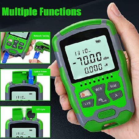 【並行輸入品】 ミニ光ファイバーパワーメーター 充電式光ケーブルテスター 10波長 850/980/1270/1300/1310/1490/1550/1577/1625/1652nm -70-10dBm_2