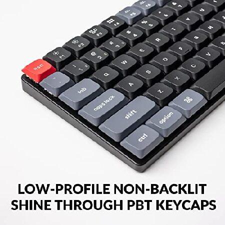 Keychron K3 Pro Wireless Custom Mechanical Keyboard, 75% Layout QMK/VIA Programmable Bluetooth/Wired White Backlight Ultra-Slim with Gateron Low-Profi｜olg｜05