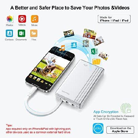 並行輸入品】 ySky MFi認証 2TB 外付けハードドライブ iPhone iPad