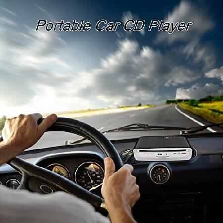 【並行輸入品】 USBポータブルCDプレーヤー 車用 ユニバーサル外付けカーCDプレーヤー USB DVD CDプレーヤー 車 Androidナビゲーション/テレビ用の画像