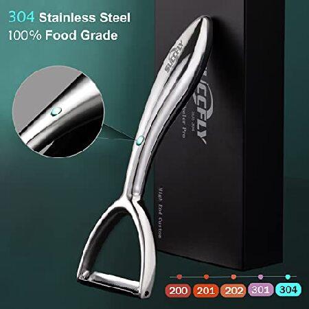 Premium Vegetable Peeler Stainless Steel，Ultra Sharp Potato