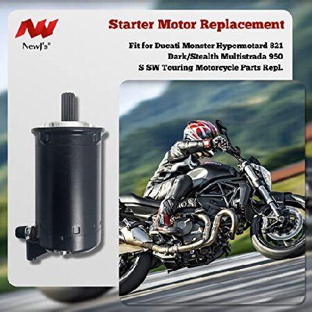 【並行輸入品】 スターターモーター 交換用 Ducati Monster Hypermotard 821 Dark/Stealth Multistrada 950 S SW ツーリングバイクパーツ OEM番号: #27040101Aの画像