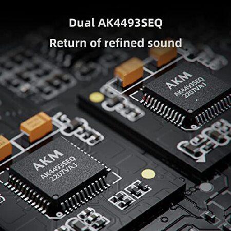 【並行輸入品】 FiiO K7 Full Balanced HiFi DAC Headphone Amplifier AK4493S*2， XMOS XU208 PCM384kHz DSD256，USB/Optical/Coaxial/RCA Inputs， 6.35mm/4.4mm