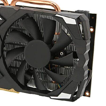 【並行輸入品】 RX 580グラフィックスカード 8GB GDDR5 256ビット 3 x DP HDMI DVI出力 8K 16 PCI Express 3.0対応 冷却ファン2個 ゲームグラフィックカードの画像