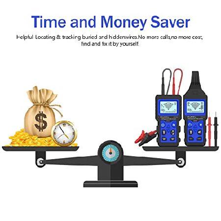 【並行輸入品】 ネットワークトラッキングデバイス ワイヤ回路遮断器 ケーブルテスター 電話ケーブル検出器 ロケーター メータートラッキングデバイス_4