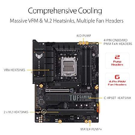 Micro Center AMD Ryzen 7 7700X 8コア 16スレッド アンロック デスクトッププロセッサー TUF Gaming X670E-PLUS WiFi ATX ゲーミングマザーボード(並行輸入品)｜olg｜06