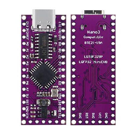 QCCAN LGT8F328P LQFP32 MiniEVB HT42B534 Develope ボード交換用 Nano V3.0 ATMEGA328 Arduino対応 (LGT8F328P Type-C)｜olg｜03