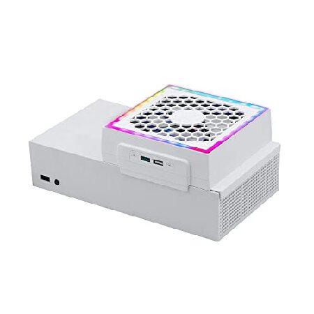 並行輸入品】 Mcbazel (マクバゼル) 冷却ファン XboxシリーズS RGB LED 