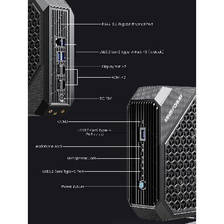 並行輸入品】 MINISFORUM DeskMini UM790 Pro Mini PC AMD Ryzen 9