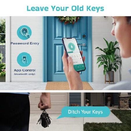 HOMKI Keyless Entry Door Lock - Smart Front Door Locks with Keypad HOMKI Keyless Entry Door Lock - Smart Front Door Locks with Keypad