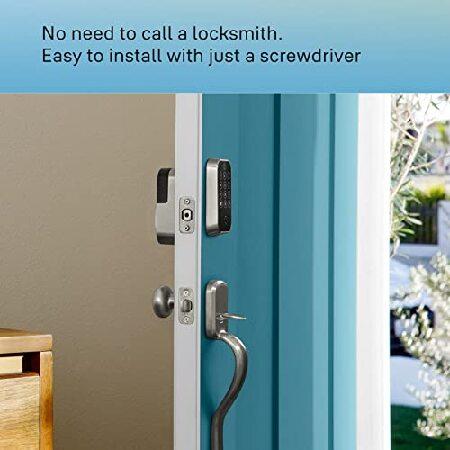 【並行輸入品】 Yale Assure Lock 2 デッドボルト、ブラック スエード キーフリー スマートエントリードアロック Z-Wave接続タッチスクリーンキーパッド付き コ_3