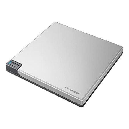 PIONEER 外付けブルーレイドライブ BDR-XD08S USB3.2 Gen1 (USB Type-C) / 2.0 スリム ポータブル BD/DVD/CDライター シルバー｜olg｜03