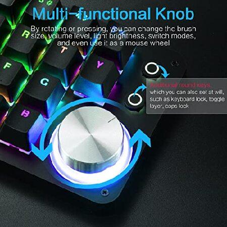 並行輸入品】 Koolertron 24キープログラマブルキーボード 片手マクロ