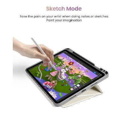 tomtoc (トムトック) 縦型 iPad Pro トライモードケース 12.9インチ iPad Pro 第6世代/第5世代用 (M2＆M1) 保護ケース iPadペンシルホルダー付き 磁(並行輸入品)｜olg｜04