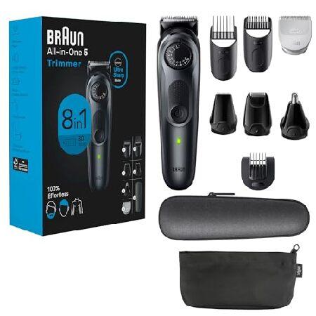 新品 Braun All-in-One 5 トリマー 8in1 Braun 8-In-1 All-In-One Trimmer Series 5, Male Grooming Kit