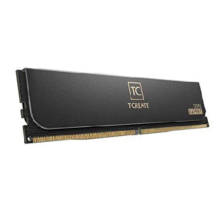 【並行輸入品】 TEAMGROUP T-Create エキスパートオーバークロック10L DDR5 64GBキット (2 x 32GB) 6000MHz (PC5-48000) CL34 デスクトップメモリーモジュール
