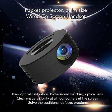 並行輸入品】 Mini Portable Projector, Small Outdoor Video