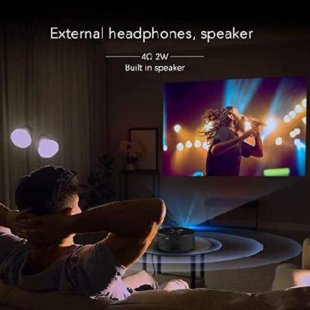 並行輸入品】 Mini Portable Projector, Small Outdoor Video