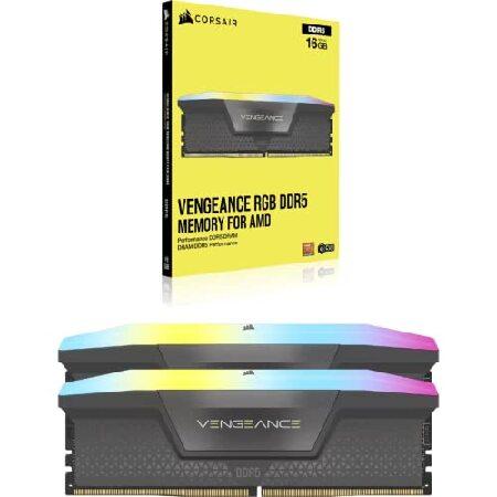 並行輸入品】 Corsair Vengeance RGB DDR5 32GB (2x16GB) 6000MHz C30