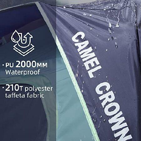 【並行輸入品】 CAMEL CROWN テント キャンプ用 4人用 防水 クイックセットアップ 折りたたみ式 アウトドア バックパッキングテント 2/3/4人用_3