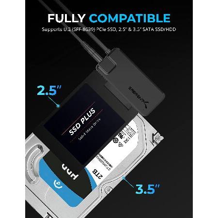 並行輸入品】 SABRENT SSDへのUSB変換アダプタ/2.5/3.5インチSSD/SATA