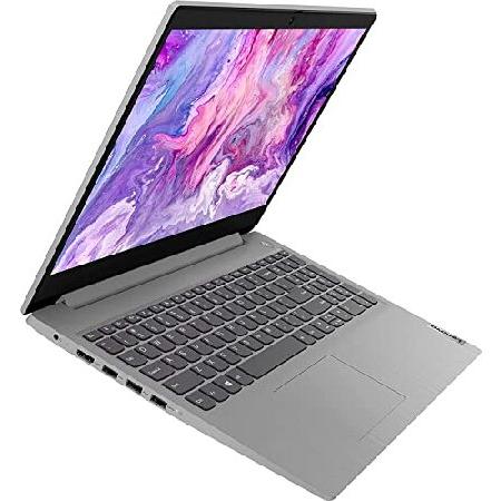 【並行輸入品】 Lenovo IdeaPad 3 15.6 Full HD Laptop, Intel Core i3-1115G4, 4GB RAM, 128GB SSD, Windows 11 in S Mode, Platinum Grayの画像
