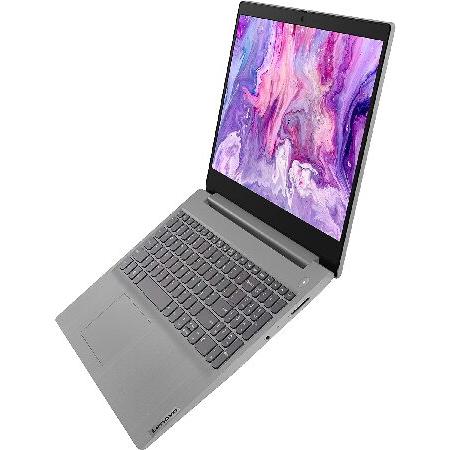 【並行輸入品】 Lenovo IdeaPad 3 15.6 Full HD Laptop, Intel Core i3-1115G4, 4GB RAM, 128GB SSD, Windows 11 in S Mode, Platinum Grayの画像
