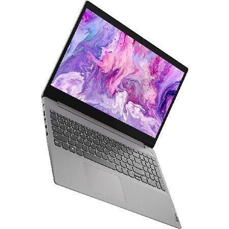 【並行輸入品】 Lenovo IdeaPad 3 15.6 Full HD Laptop, Intel Core i3-1115G4, 4GB RAM, 128GB SSD, Windows 11 in S Mode, Platinum Grayの画像